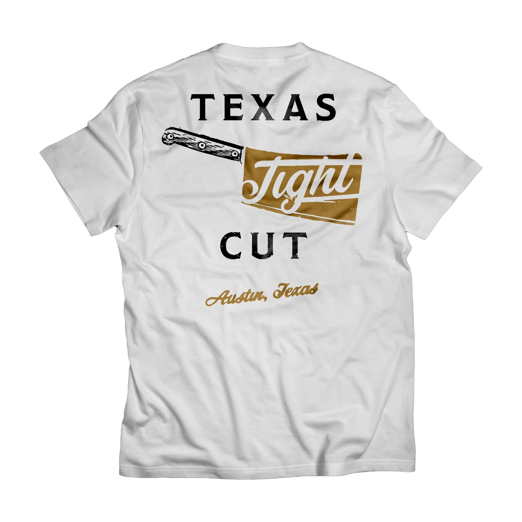 Texas Tight Cut White Tee